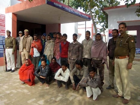 16 arrested in illegal mining of sand