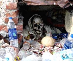 bhoot temple at gata loop manali leh road.