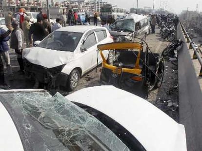 Zirakpur Flyover Accident, Auto Driver Dead