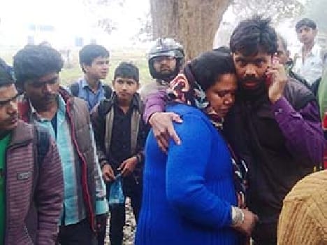 Roadways bus crashed into poles , 12 wounded