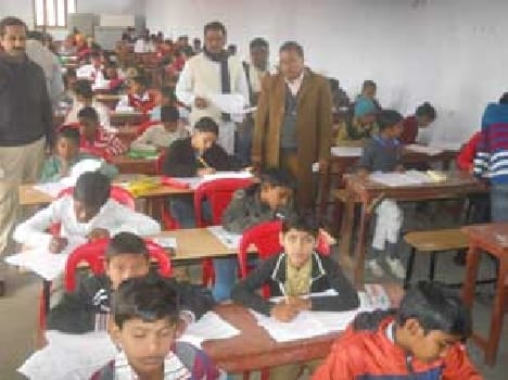 There NVs entrancet examinaion at six Central Dron