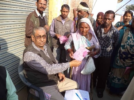 Ration cards distributed to the poor