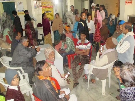 Operation of 27 patients in the camp 