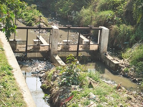 People did not took sewer connection
