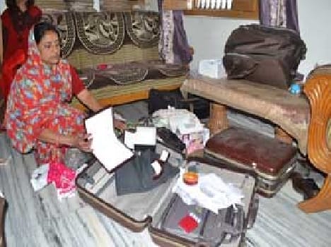 Thieves made ??goods worth millions , including the revolver