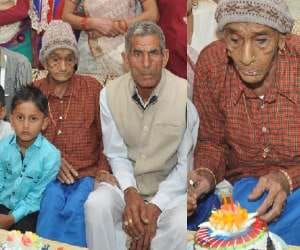 111 Years Old Lady in Haryana, 185 Members in Family