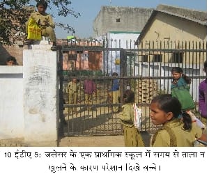 Support from a school teacher