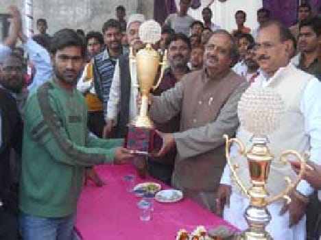 Gopiganj won the trophy after defeating the Allahabad
