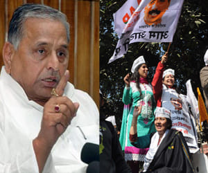mulayam singh team come here to take lesson from aap
