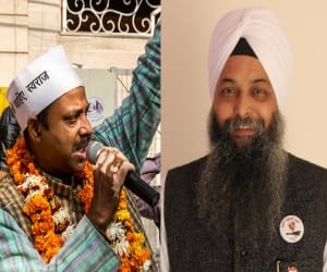 aap jarnail singh and pankaj pushkar from uttarakhand.