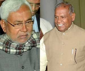 Bihar Political Crisis -Nitish and Manjhi reached Delhi