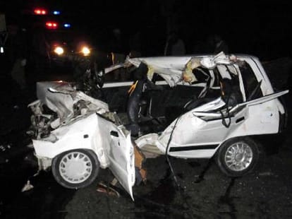 creepy accident in moga, including 3 women 4 dead