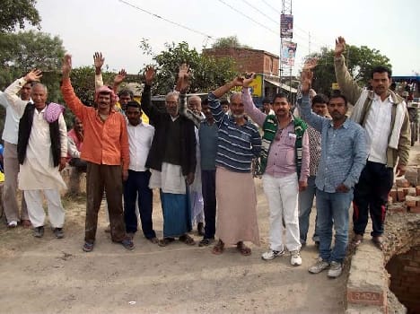 agitation for Bridge construction 