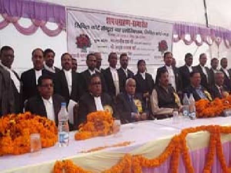 The newly elected officials took the oath