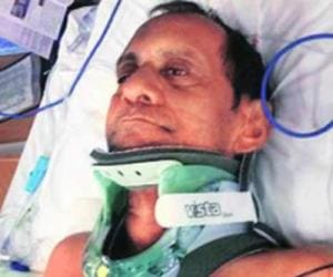american police beating leaves a old gujarat man paralysed.