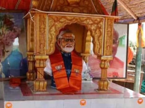 Now the 'devotees' created Temple of Modi