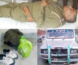 suicide attempt by vehicle owner in police station