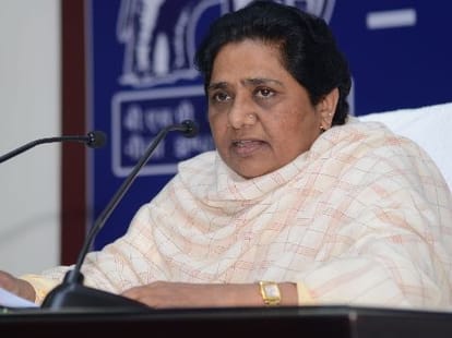 Mayawati speaks against bjp goverment.