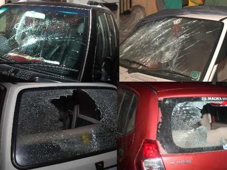 fifteen car mirror break by criminals at chandigarh