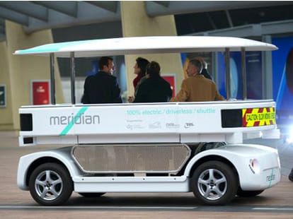 Driverless cars trialled on UK roads for first time