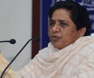mayawati press confrence in lucknow.