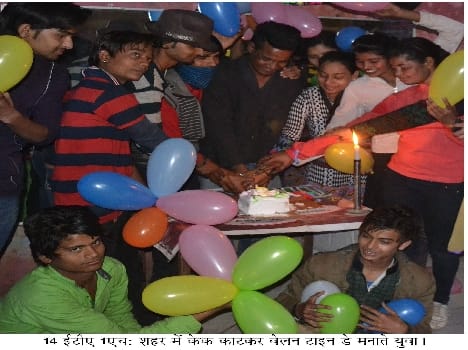Valentine's Day is celebrated amid protests