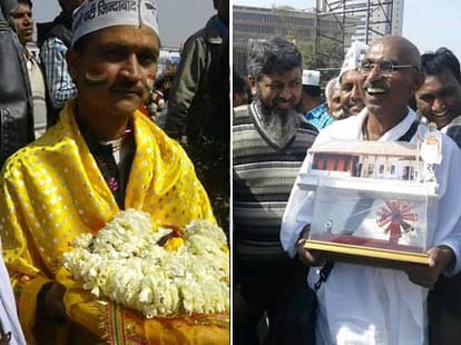 Oath taking ceremony of arvbind kejriwal in delhi