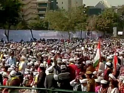 First speech of arvind kejriwal from ramlila maidan