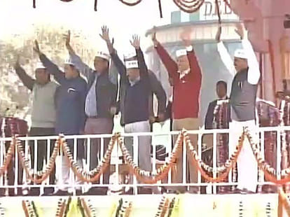First speech of arvind kejriwal from ramlila maidan
