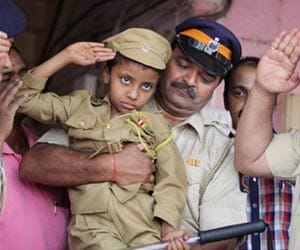 7 year old girl become one day police inspector
