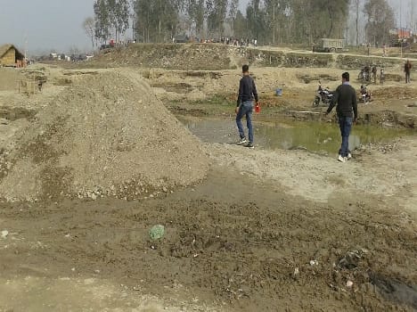 Mining leases in the guise of a half million cubic meters of