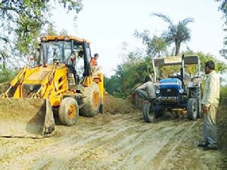 JCB accused of illegal mining of clay