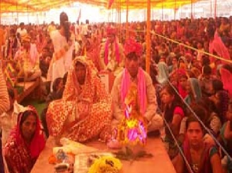 Mass wedding for 36 couples 
