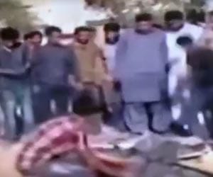 tv sets broken by pak supporters