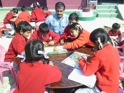 Recruitment in model school.
