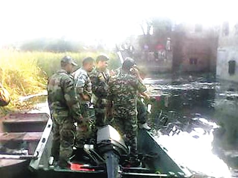 Army pulled the body of a young woman