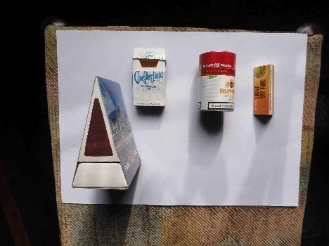 Matchbox collection of printed cartons