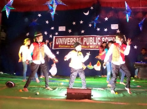 students  presented Attractive programme 