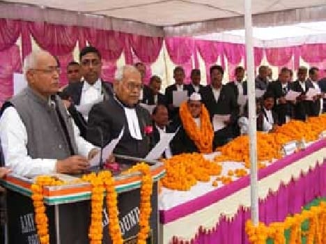 Administered the oath of office bearers