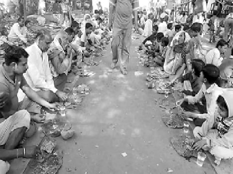  At the conclusion of the Bhagwat Katha Rmedi Bhandara