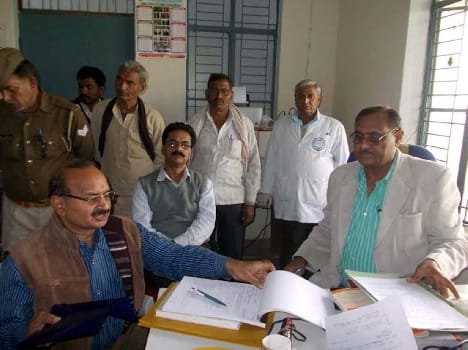 Raid in hospital