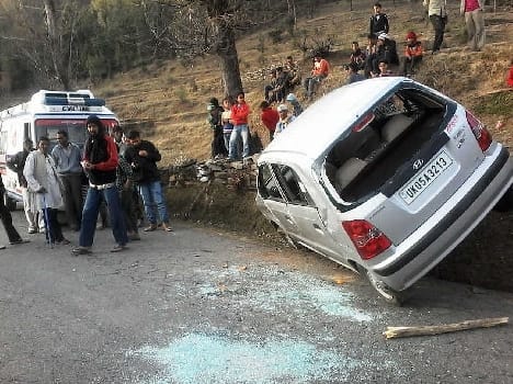 Crashed into mountainous Centro