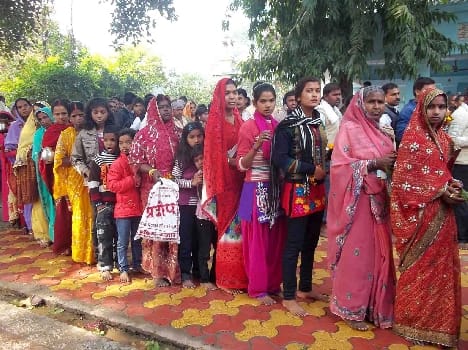 devotees descended  in Shiva court