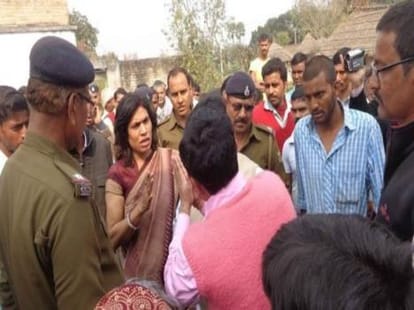 bride protesdst in bihar