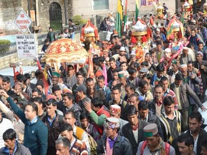 mandi shivratri festival started. 