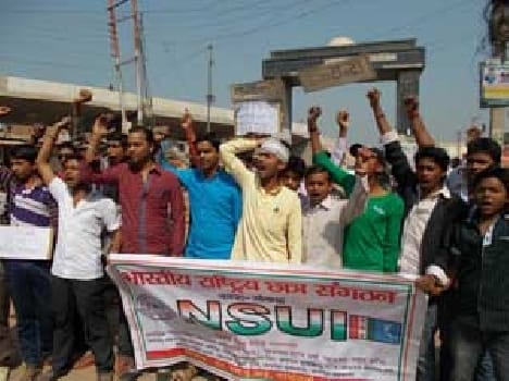 Angry students happened to cut power