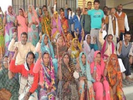 Development rigging protests