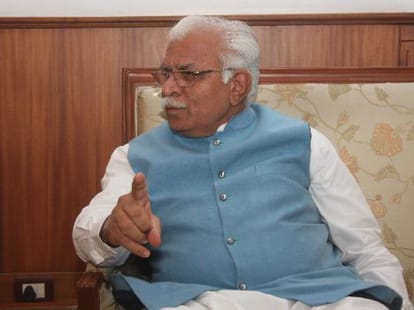 haryana cm manohar lal khattar on SYL Issue