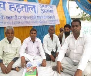 Rural postal workers strike continued for the third day on 
