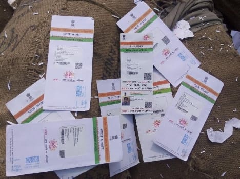 Made in Gurgaon based card found in trash
